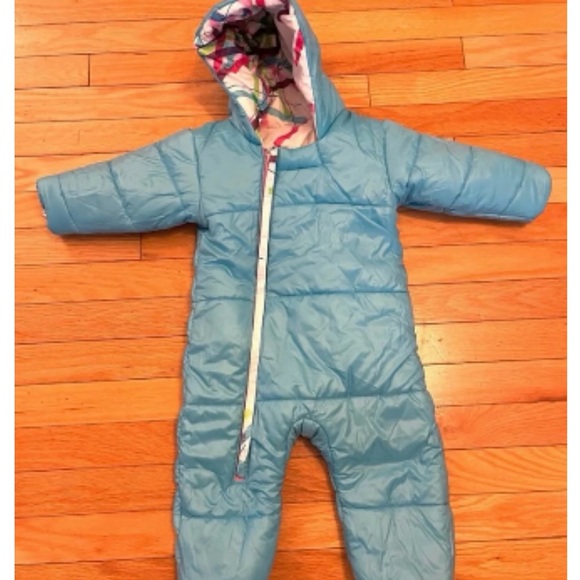 Spyder Reversible Water Resistant Baby Bunting Snowsuit 6m-12m Org $115 - Picture 5 of 6